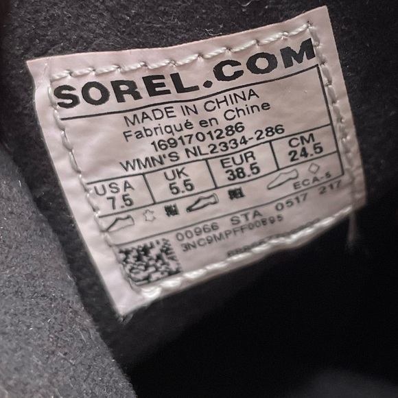 Sorel Lea Wedge Leather Boots Women’s 7.5 - Picture 4 of 11